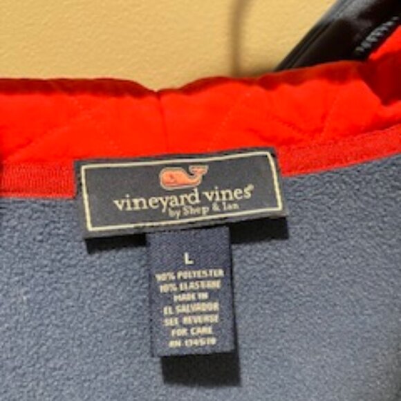 Vineyard Vines Men's Performance Tech Sailing Hoodie Blue Moonshine, L - Picture 8 of 9